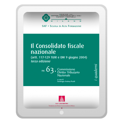 Il Consolidato fiscale nazionale