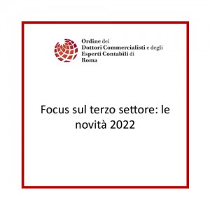 Focus sul terzo settore: le novità 2022
