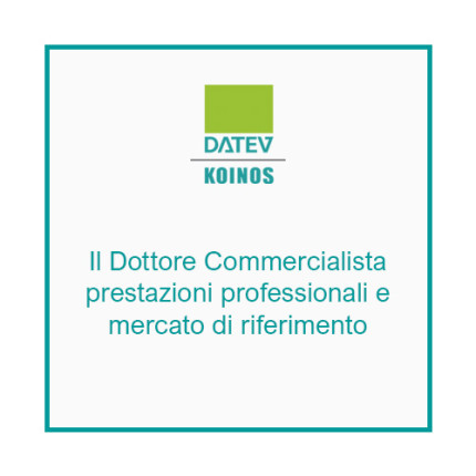 Il Dottore Commercialista prestazioni professionali e mercato di riferimento
