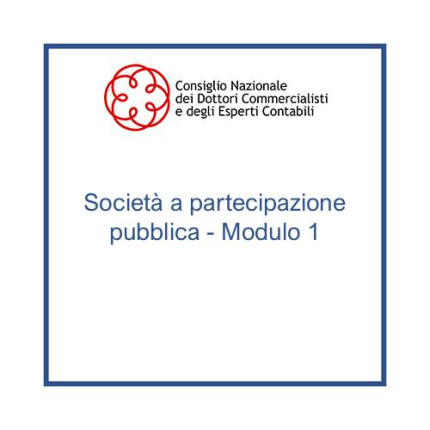 Società a partecipazione pubblica - Modulo 1
