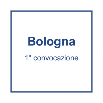 Bologna (1° convocazione) - 29 aprile, ore 7