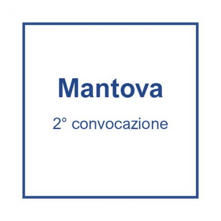 Mantova (2° convocazione) - 6 maggio, ore 9.30