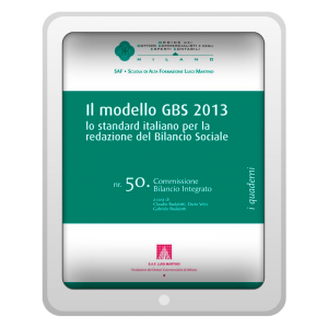 Il modello GBS 2013: lo standard italiano per la redazione del Bilancio Sociale