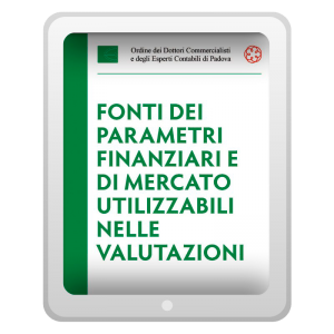 Fonti dei paramentri finanziari e di mercato utilizzabili nella valutazioni - PDF