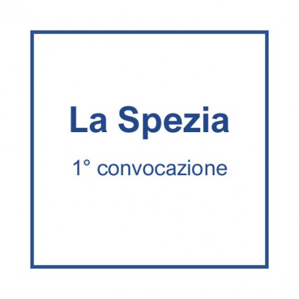 La Spezia (1° convocazione) - 9 aprile, ore 7