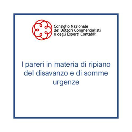 I pareri in materia di ripiano del disavanzo e di somme urgenze